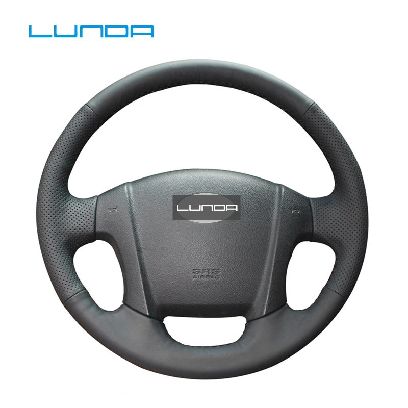 

DIY Custom Hand-Stitched Artificial Leather Car Steering Wheel Cover for Kia Sportage 2 2005 2006 2007 2008 2009 2010