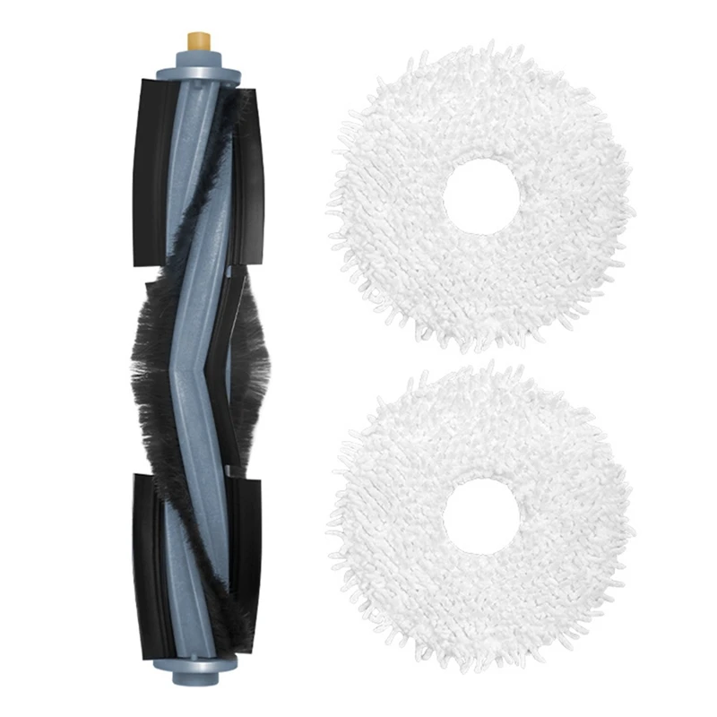 3Pcs Main Roll Brush Mop Cloth For Ecovacs X1 Turbo Omni Robot Vacuum Cleaner Replacement Parts Household Cleaning Spare | Бытовая