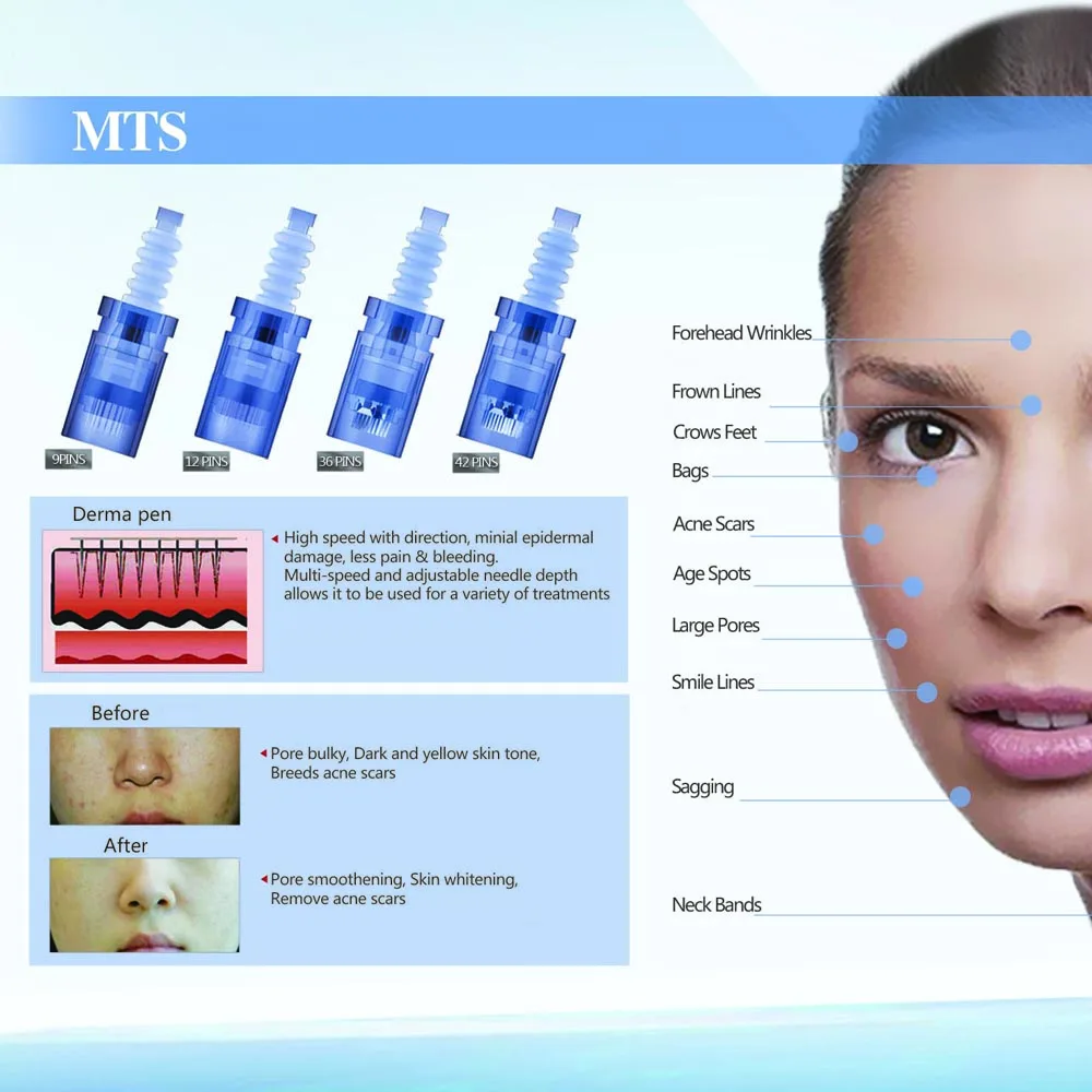 Автоматическая микроизолирующая система MTS Derma Pen ULTIMA A6 электрическая Дерма штамп