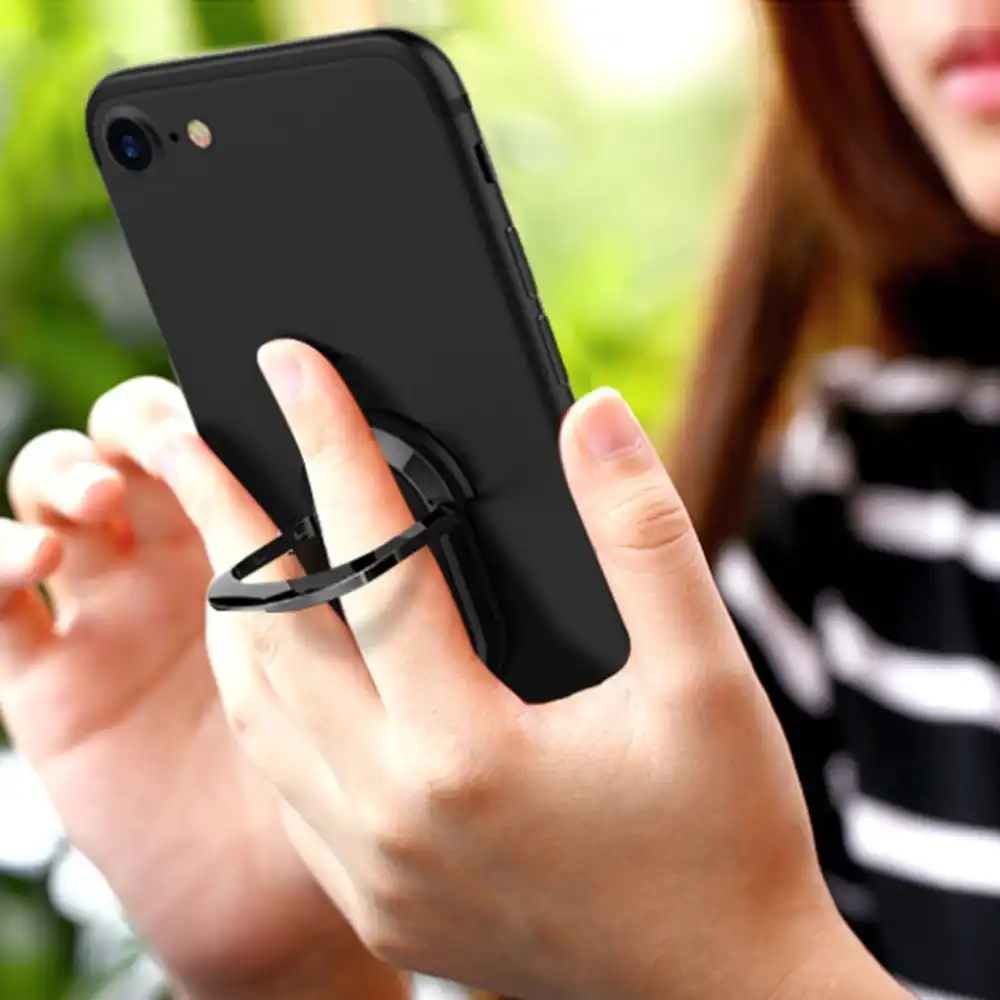 mobile phone convenient 360 degree rotation finger ring stand