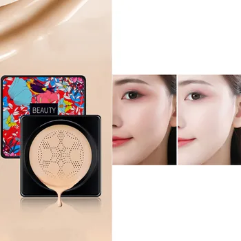 

Lasting Brighten Invisible Pores Air Cushion Waterproof Moisturizing CC Cream Cover Acne Dark Circles Foundation Cosmetic TSLM1