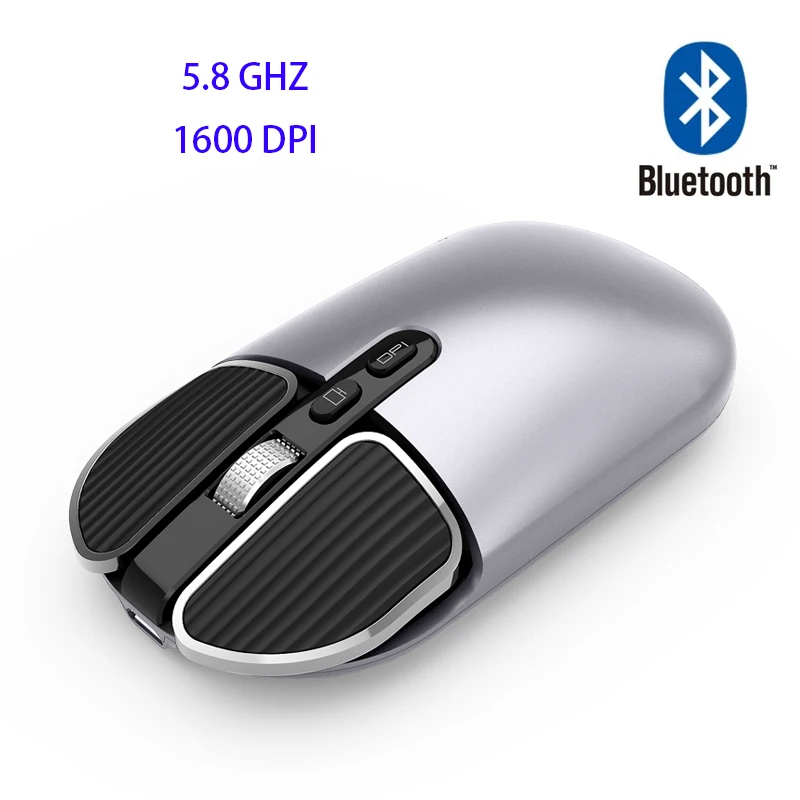 M203 Беспроводной Bluetooth Мышь Перезаряжаемые компьютер Тихая мышь с подсветкой
