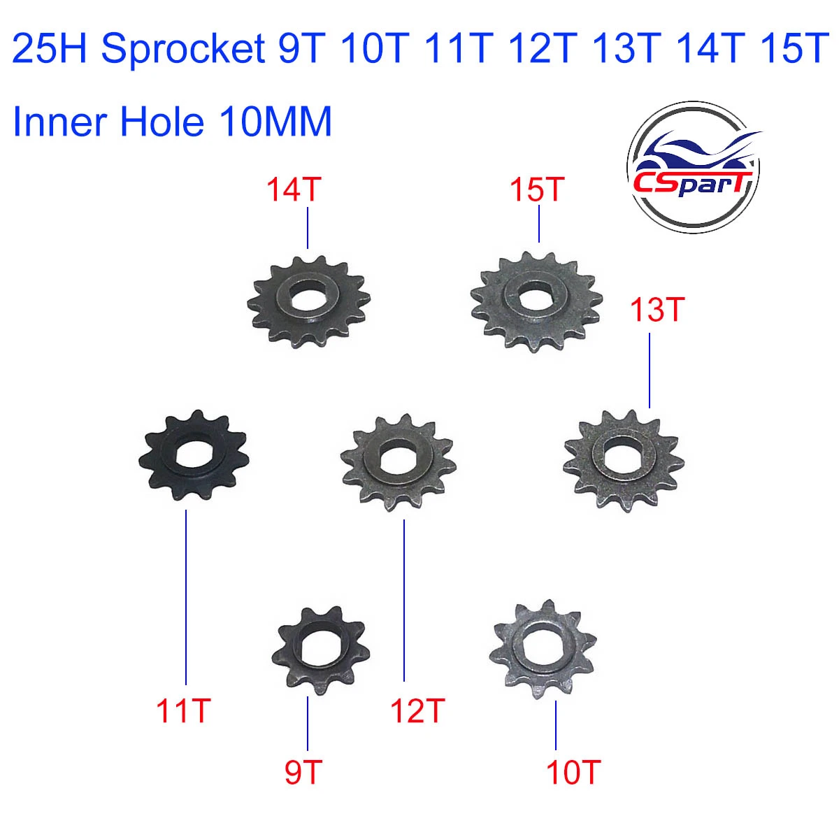 Metallo Acciaio 3.175mm Albero 32P Pignone Gear Set 10T 11T 12T 13T 14T Compatibile con 1/10