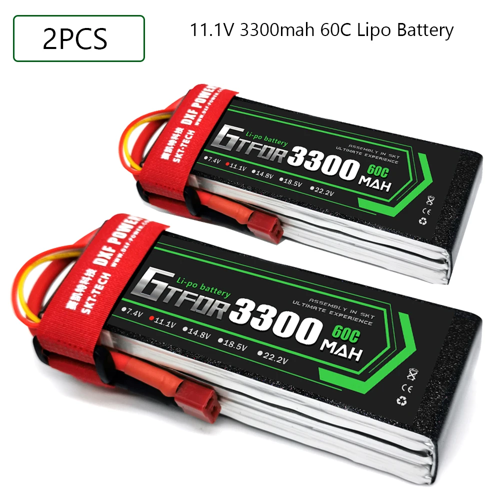 GTFDR 3300 мАч 11 1 В 60C-120C Lipo батарея 3S XT60/DEANS/XT90/EC5 для AKKU дрона FPV грузовика четыре axi