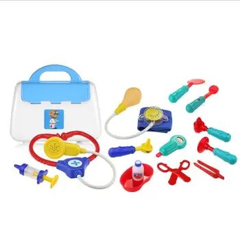 

12pcs Doctor Pretend Play Doctor Nurse Simulation Toy Set Suitcase Medical Kit Children Kids Educational Role Play Toys for Kids