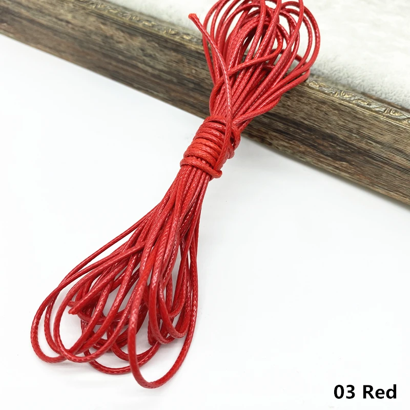 Waxed Thread 5 yards 1.5mm Necklace Bracelet Pendant Earrings Jewelry Making DIY