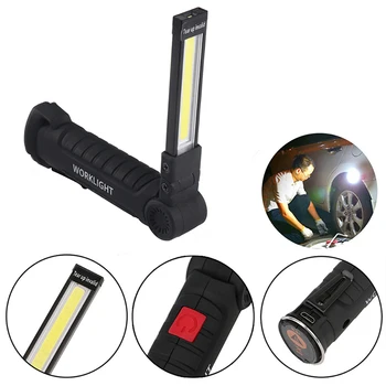 

NEW Mini LED Flashlight 5 Mode Q5 LED Flashlight COB Adjustable Zoom Focus Torch USB Rechargeable Flashlight Penlight