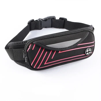 

100PCS / LOT Running Bag Waterproof Waist Bag Outdoor Sports Pockets Multi-Function Jogging Belt Gym Fitness Bag Iogging Fanny P