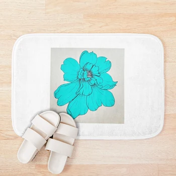 

Neon Blue Floral Drawing Bath Mat Dropship Cartoon Cat Animal Non Slip Bath Mat For Bathroom Carpet Rugs Tapis Salle