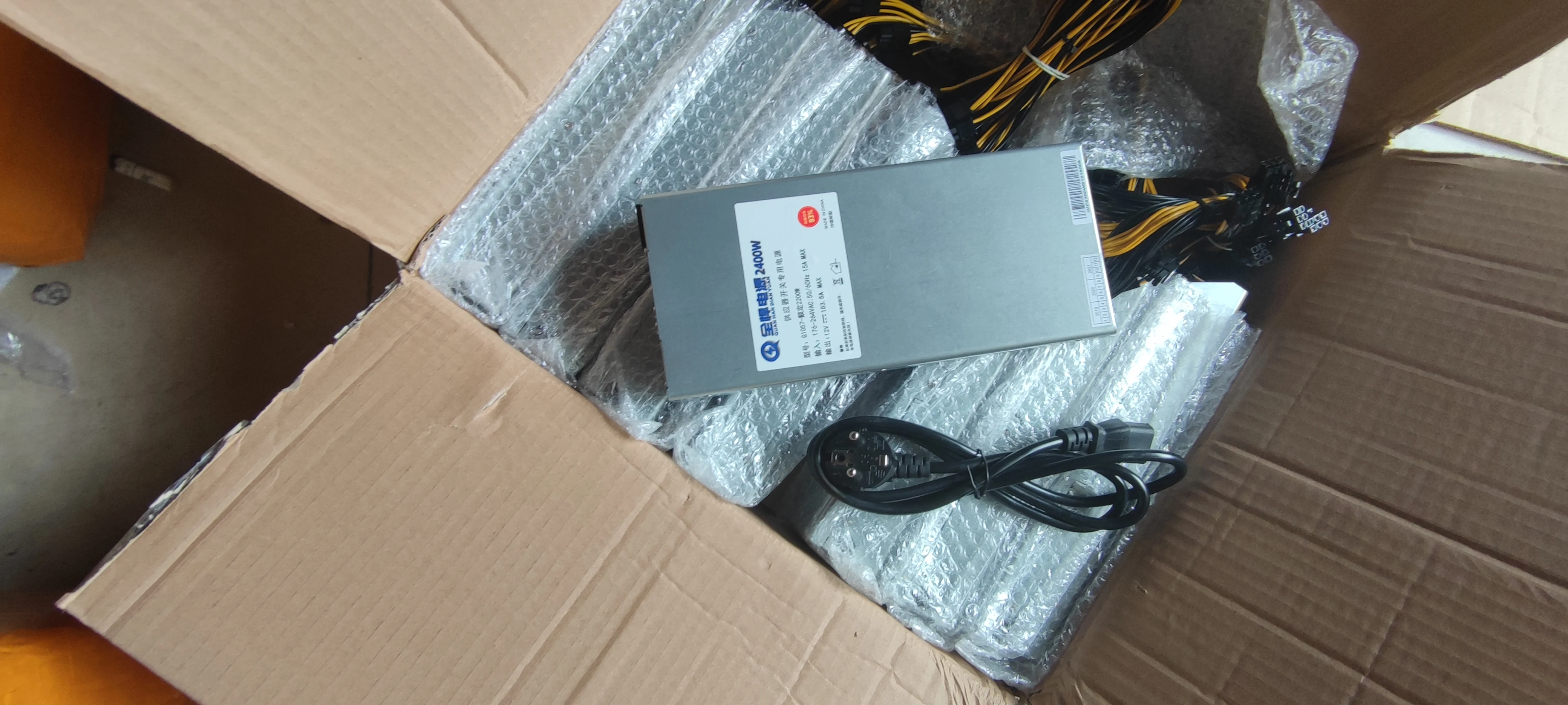 Новый блок питания для майнинга BTC ETH макс. 2200 Вт Antminer S9 S9j S9k SE L3 + E3 Z9 Z11 T9 Innosilicon A9 Ebit