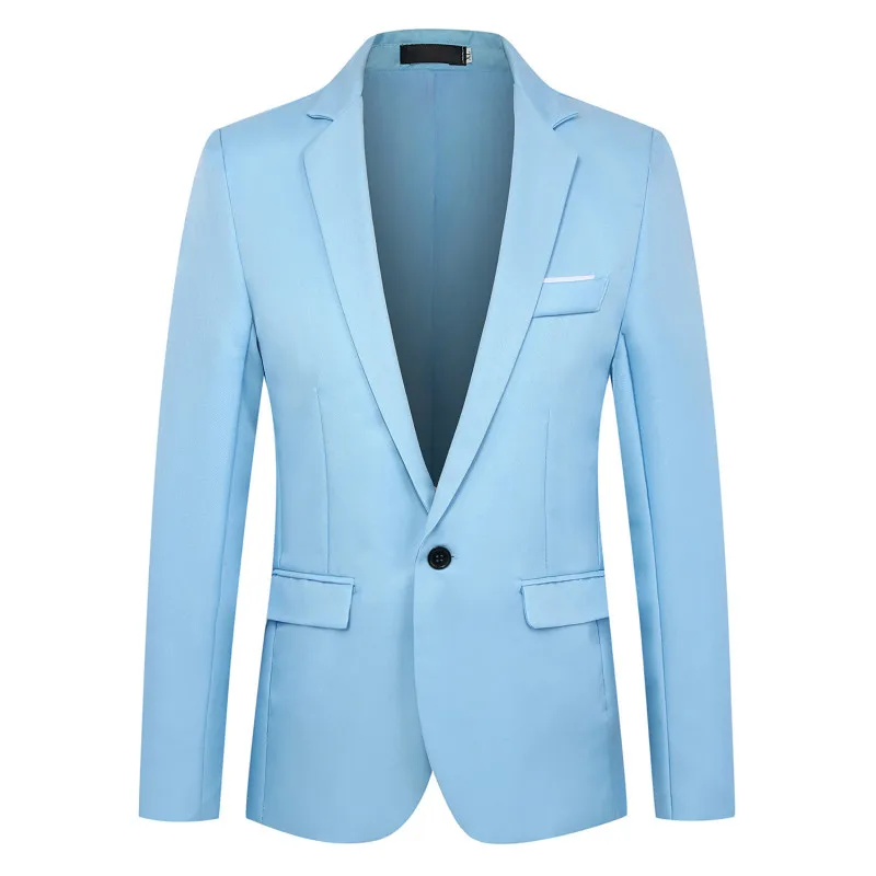 Костюмы для мужчин s куртка Новая мода Блейзер Homme сплошной цвет для мужчин бренд четыре сезона повседневное Slim Fit Бизнес Блейзер Masculino пальто