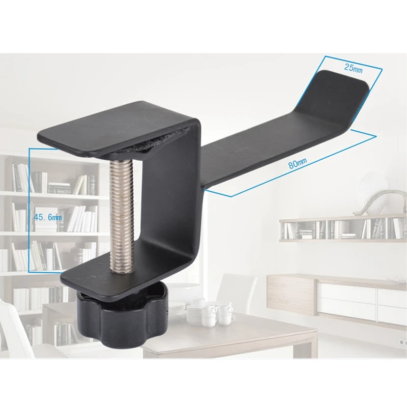 Alctron MAS007 Steel Headphone Destop Mount Holder Hanger Hook Headset Shelf Rack Earphones Stand for Gaming Studio
