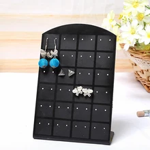 48/72 пар, держатель для сережек, витрина для ювелирных изделий, пластиковая стойка, удобный очаровательный женский органайзер для сережек, держатель