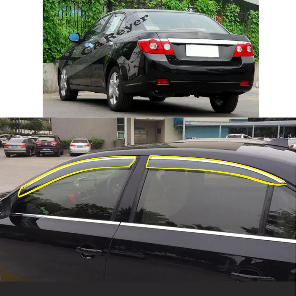 公式最安値 車の窓用のプラスチック製バイザー 車のステッカー ウィンドバイザー 煙 雨 サンガード シボレーおよび07 15の保護 ヴァンパイアハンター Kingscages Com