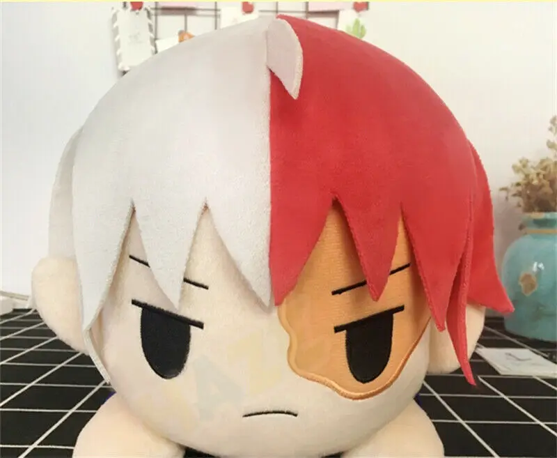 Аниме My Hero Academy Todoroki Shoto плюшевая одежда для сна мягкая лежа кукла 40 см аниме фигурка подарок для друга
