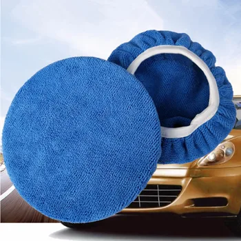 

5pcs Polishing Bonnet Buffer Pad Microfiber Bonnet Car Polisher Pad Cover for Car Paint Care 5-6" 7-8" 9-10" 3 Sizes
