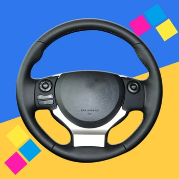 

Auto Braid On The Steering Wheel Cover for Lexus IS200t 2016 2017 IS250 2014 2015 IS300 IS350 IS F-Sport CT200 DIY Car Covers