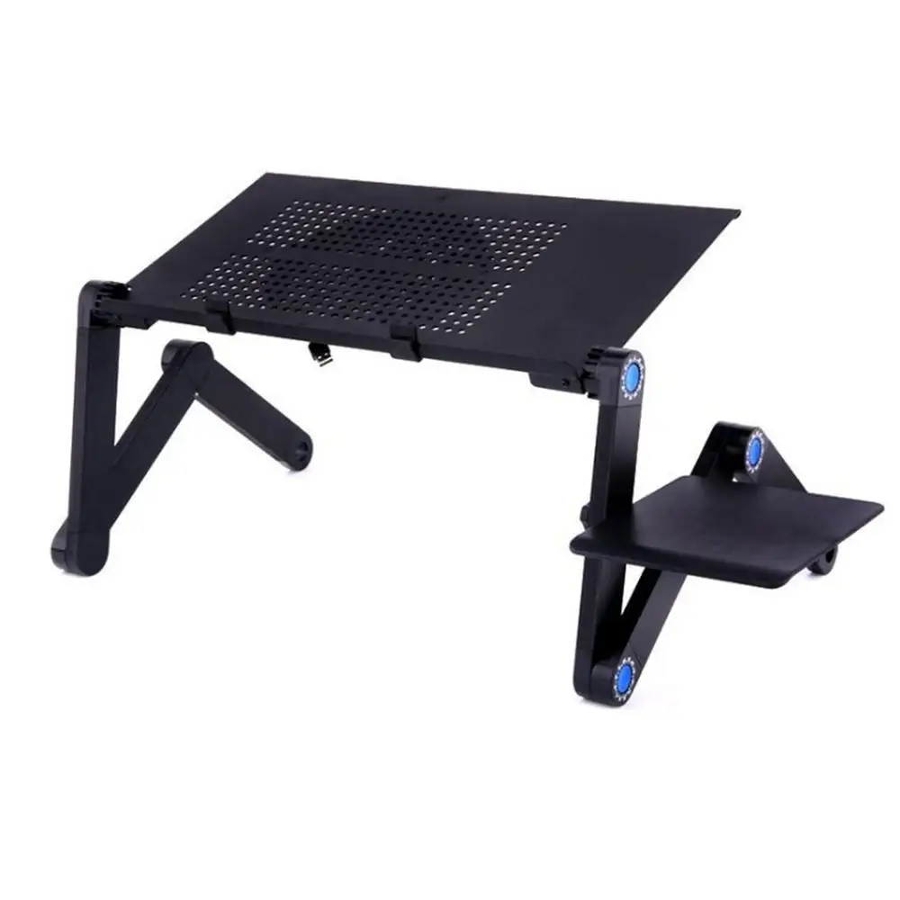 

Foldable Portable Laptop Desk Table Adjustable Standing Desk Aluminum alloy Computer Bed Office Laptop Stand