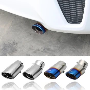 

1pcs Car Stainless steel Exhaust Tip Muffler Pipe Cover For Ford Mondeo EcoSport ESCORT Car styling Accessories