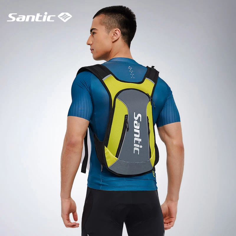 Santic Cycling Backpack 15L Outdoor Sports Gym Bags Riding Daypack Waterproof MTB Bike Hiking Bag Bicycle Accessories | Спорт и