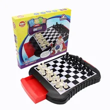 Ящик шахматная доска шахматы пластиковая шахматная головоломка шахматная игра магнитные шахматные фигуры