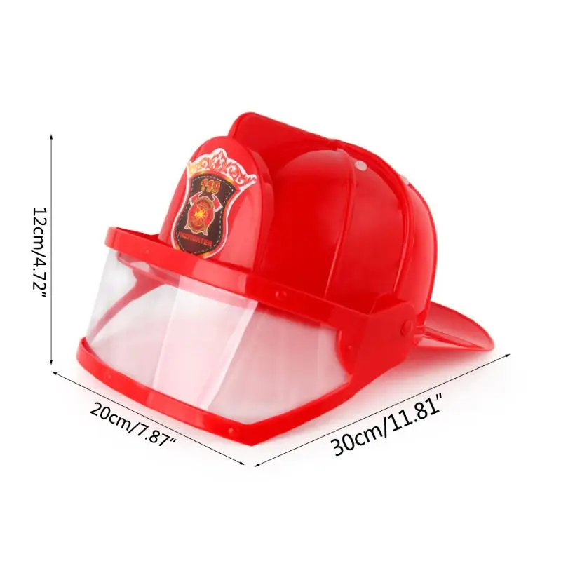Festa de Halloween Crianças Bombeiro Capacete Chapéu Fantasia Vestido Acessórios Role Play Brinquedo 4 High Quality Brinquedos e hobbies
