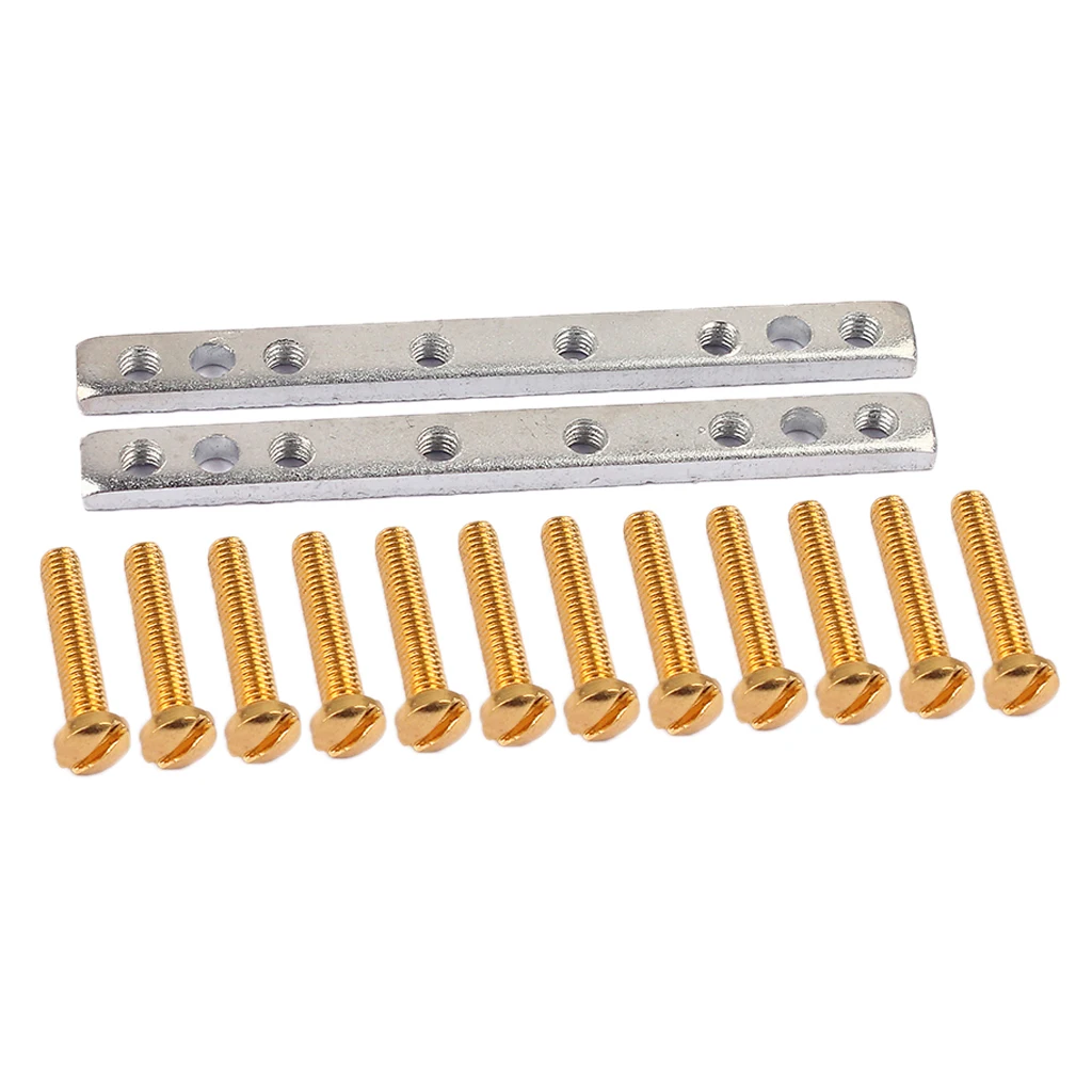 

Pack Of 2 50mm Guitar Pickup Spacer With Pickup Mounting Screws For Electric Guitar Replacement