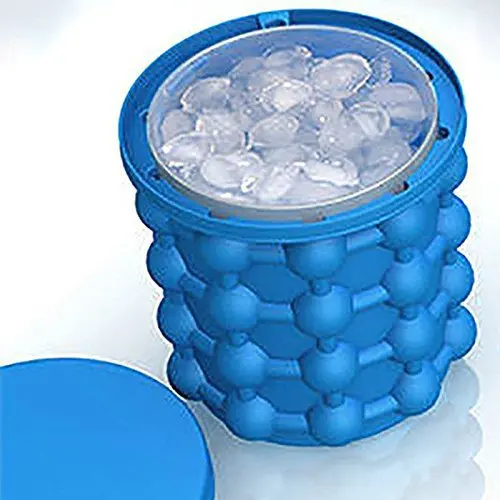 Silicone Ice Bucket Iride Ice Genie Silica Gel System Ice Bucket Saving Ice Cube Maker Ice Maker