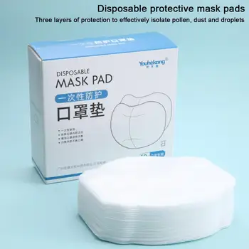 

50PCS Disposable Mask Pad 3-layer Thickened Anti-pollution Breathable Protective Face Mouth Cover Dust Filter Fast Delivery