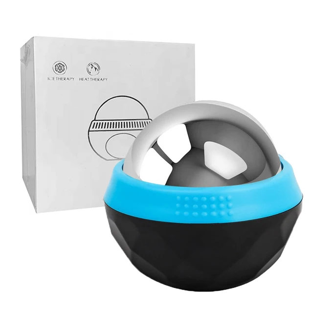 60MM Kryo-Kaltroller Heiß- und Kaltkompressen-Massagerollerball Körpertherapie Fuß Rücken Taille Hüfte Relaxer Eistherapie Massagegerät_voghion.com