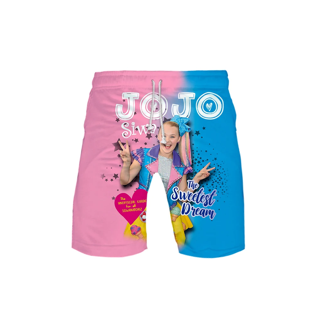 JOJO SIWA напечатанные 3D пляжные шорты Мужская модная уличная одежда шорты Горячая Распродажа Harajuku модная летняя одежда