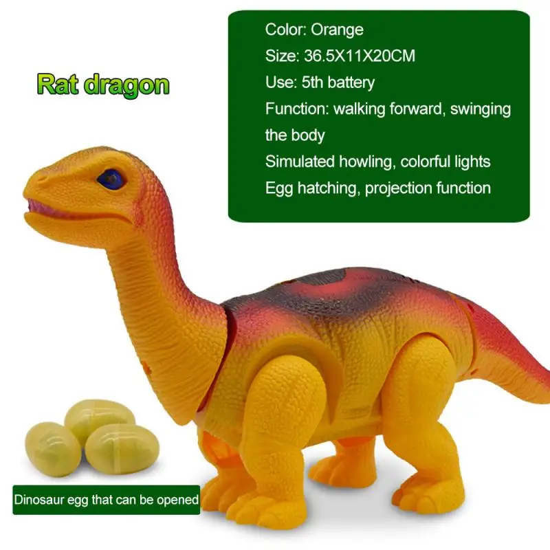 Динозавр игрушки для детей моделирование dinosa электрические ходячие животные игрушки рождественские подарки Ревущие звуки спрей механический динозавр - Цвет: 10