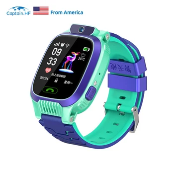 

Captain HF Children's Smart Watch GPS Waterproof IP67 Fitness Kids Gift Kids Smart Watch Sim-card 4G Compatible iPhone Android
