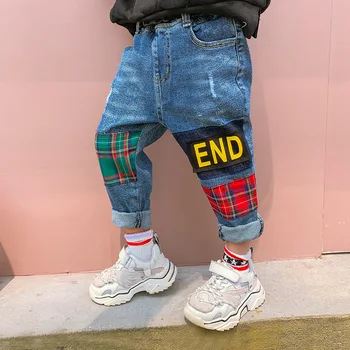 

Children's jeans boy 2019 autumn tide children's clothing boy's foreign trousers baby autumn new loose pants