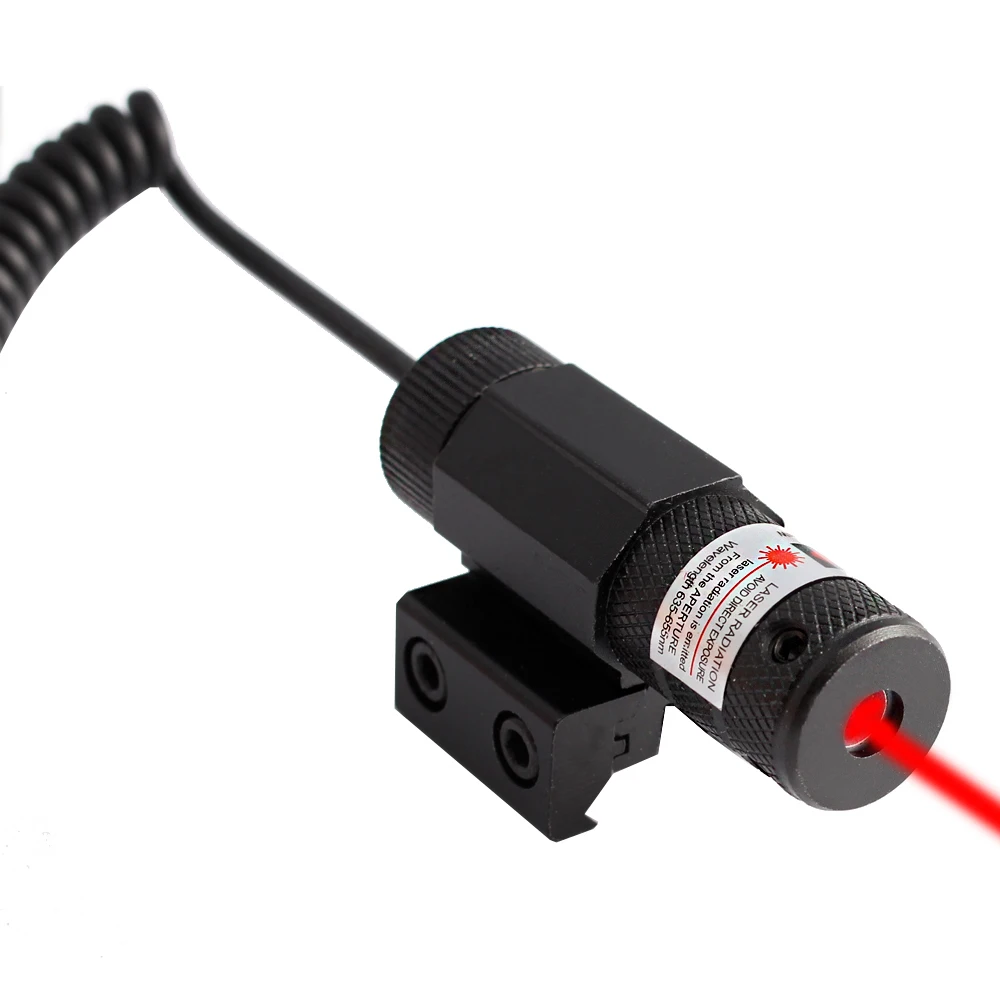 MAGORUI Tactical Mini Red Dot Laser Sight for Picatinny and Rifle with 650nm Adjustable 11mm/20mm Picatinny/Weaver Mount