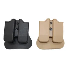 IMI подсумок Тактический Быстрый двойной подсумок держатель Зажим для ремня для IMI Glock страйкбольная кобура Охотничьи аксессуары