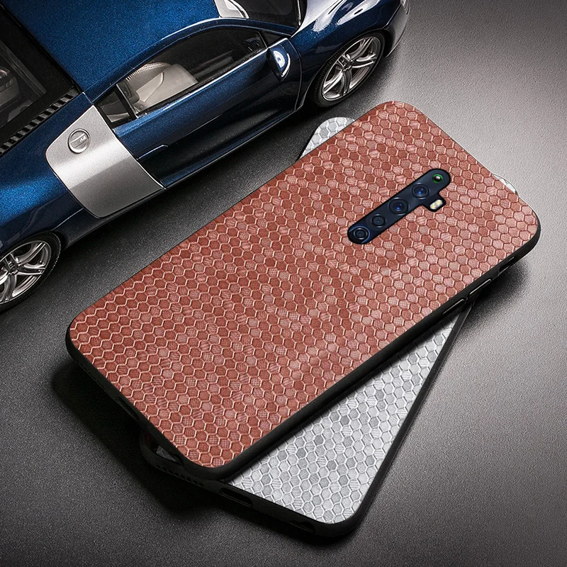 

For OPPO A9 2020 A7X F9 F11 R15 Pro Case Cloth Skin TPU+PC+PU Cover For OPPO Realme X XT 3 5 Pro C2 Reno 2 Z 10X Ace Cases Bag