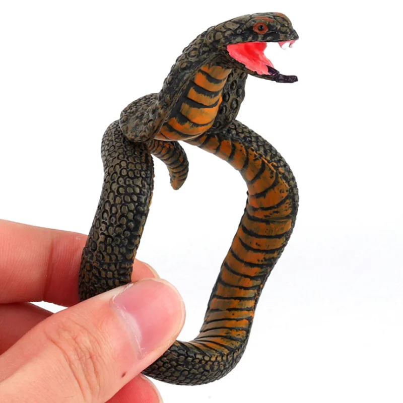 Snake Python Bracelet Simulation animal model figure plastic Fun Prank Gift Kids educational children's boys girls Hot toys prank toys joke toys snake toy childrens toys