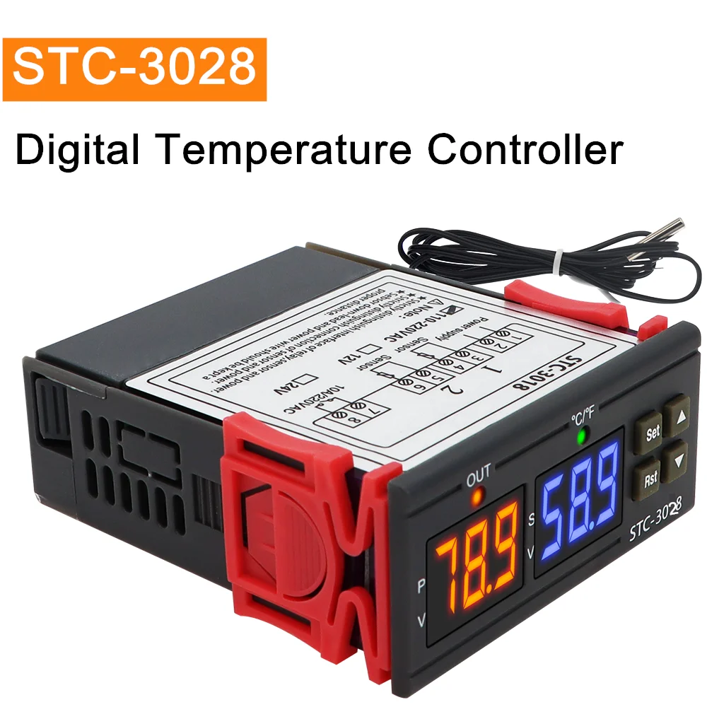 Controller Temperatura 12/24/110-220 V STC-1000 Controllo - Foto 10
