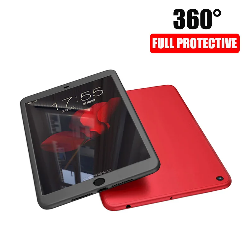 Чехол из закаленного стекла для Ipad 10 2 2019 чехол с полным покрытием на 360 градусов