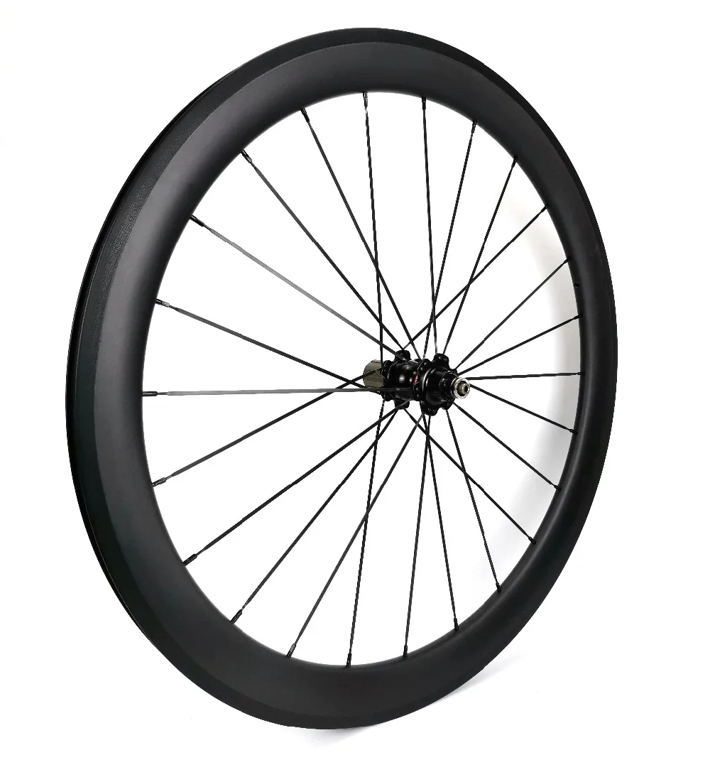 700C carbon Rear wheels 50mm depth 25mm width clincher/Tubular Road bike carbon Rear wheelset with Novatec 372 hub