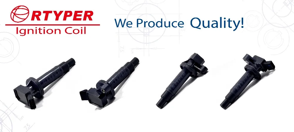 4 PCS Ignition Coil 90919-02239 T2002 02262 19019 For Toyota Celica Matrix Rav4 Yaris Corolla Auris Citroen Peugeot Daihatsu