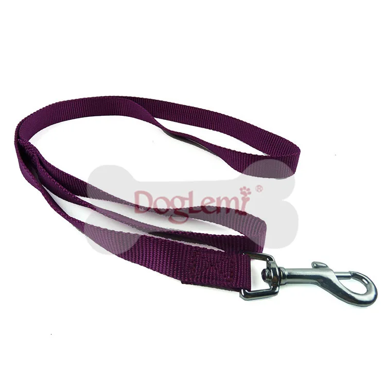 purple Модный ошейник для собак Para Perro поводок нейлоновый поводок для собак цепь для собак товары для домашних животных Тяговый ремень - Цвет: purple