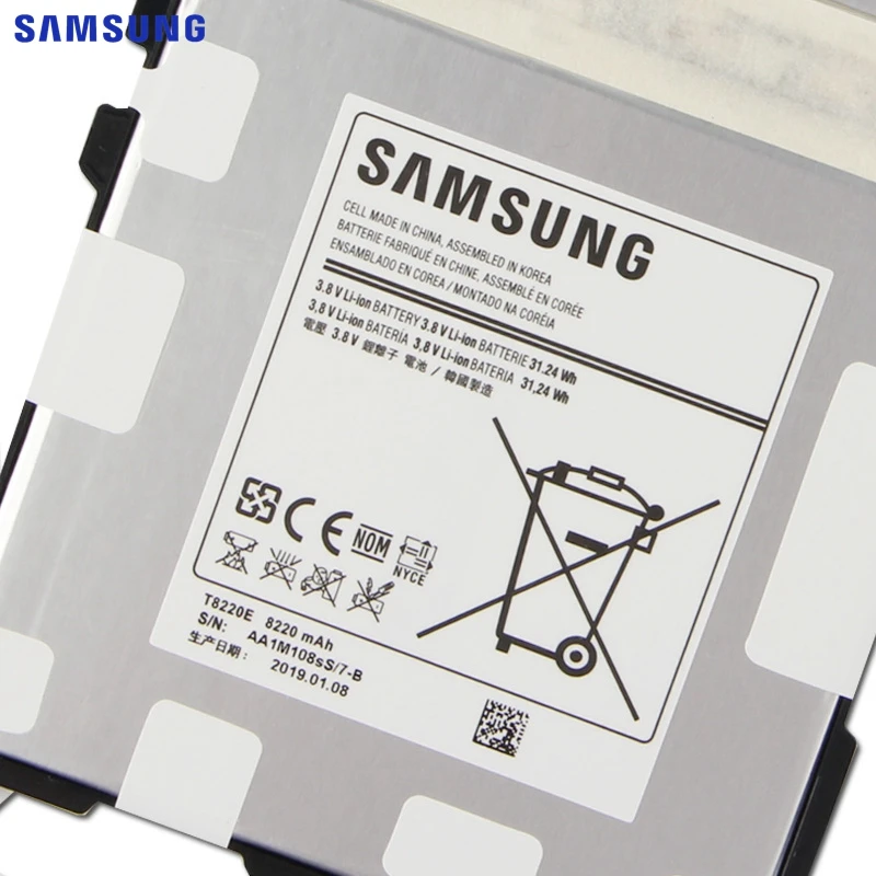 Samsung планшет Батарея T8220E для samsung GALAXY Note 10,1 вкладка Pro P600 P601 SM-P605K SM-P607 SM-T520 SM-T525 8220 мА-ч