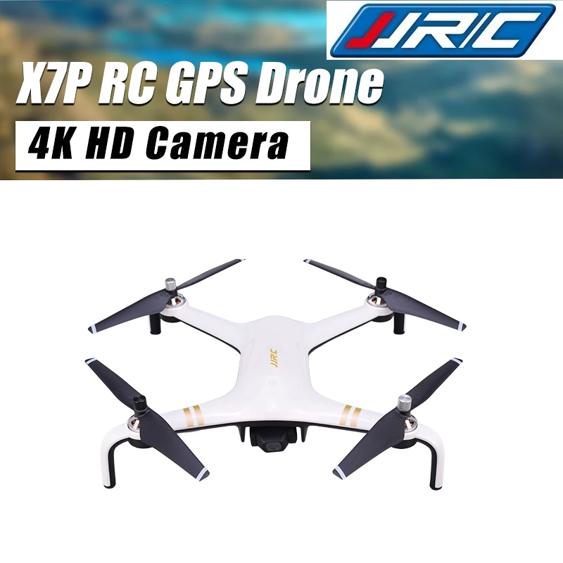 Белый JJRC X7P умный Радиоуправляемый Дрон с GPS 5G wifi 1 км FPV 4K позиционирование камера двухосный карданный Радиоуправляемый Дрон Квадрокоптер Flight 25mins черный/белый - Цвет: Белый
