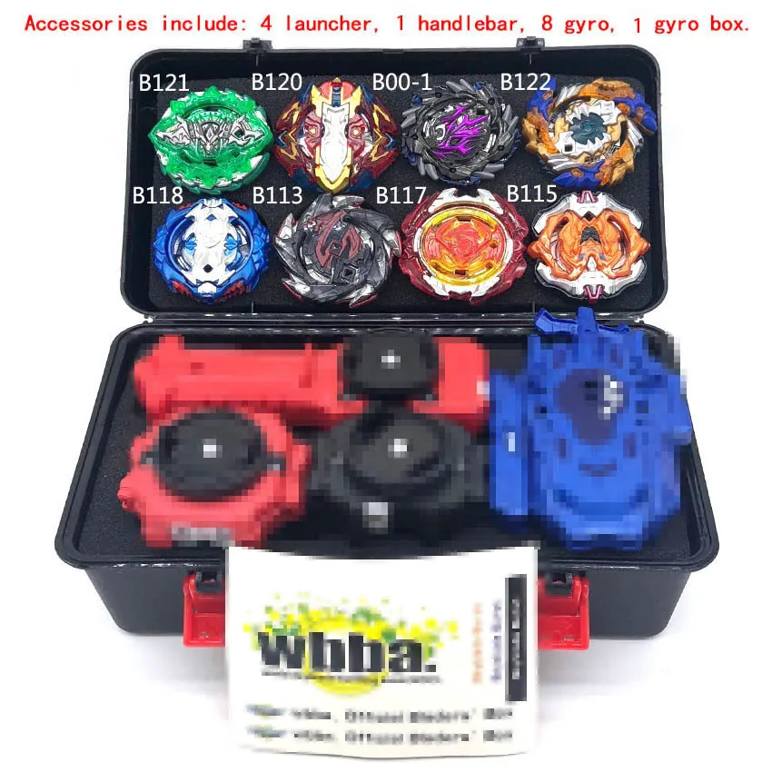 Топ Beyblade Burst Bey Blade игрушка из металла Funsion Bayblade набор коробка для хранения с ручкой пусковая пластиковая коробка игрушки для детей