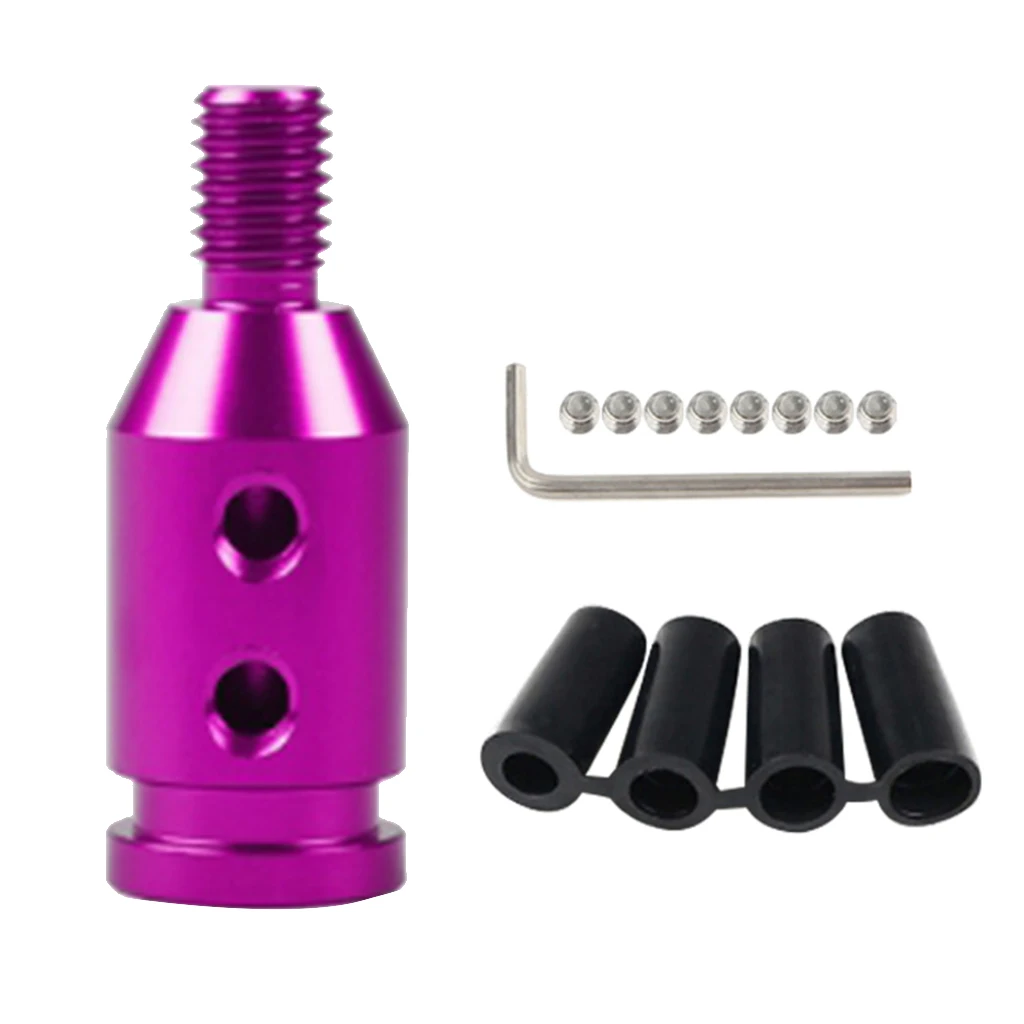 New Aluminum Shift Knob Adapter for BMW Non Threaded Shifters 10x1.5mm Purple