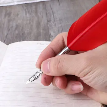 

English Calligraphy Feather Dip Pen Writing Ink Set Stationery Gift Box Wedding Gift Fountain Pen