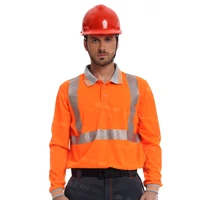 Men's Hi Vis Long Sleeve Safety Shirt