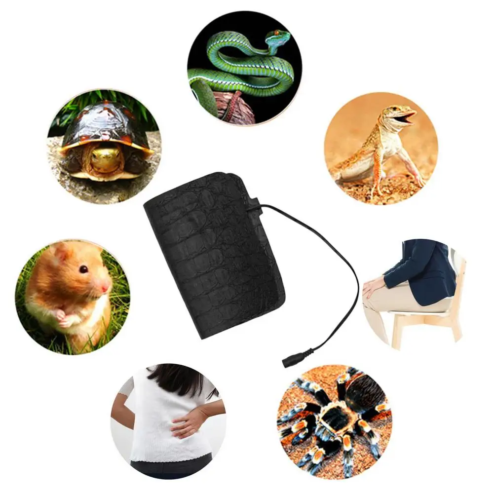 Adjustable Climbing Pet Reptile Heating Mat Clothes Heating Pad Warmer Pad for People Turtles Snake Lizard Hamster